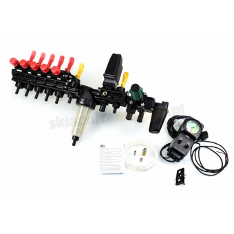 Zestaw, Sterownik +Rozdzielacz elektryczny opryskiwacza polowego , GEOLINE/ARAG/AGROPLAST  5 sekcji